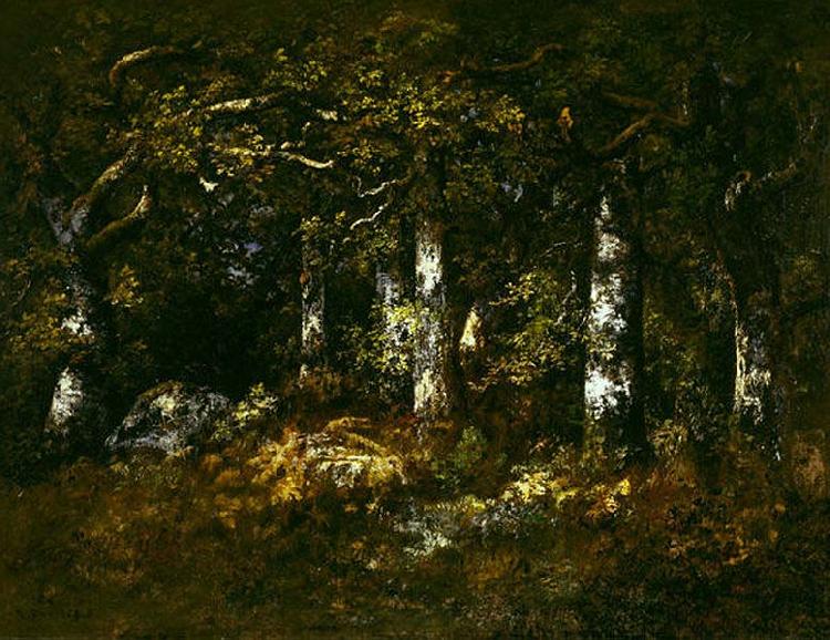 unknow artist Forest of Fontainebleau Sweden oil painting art